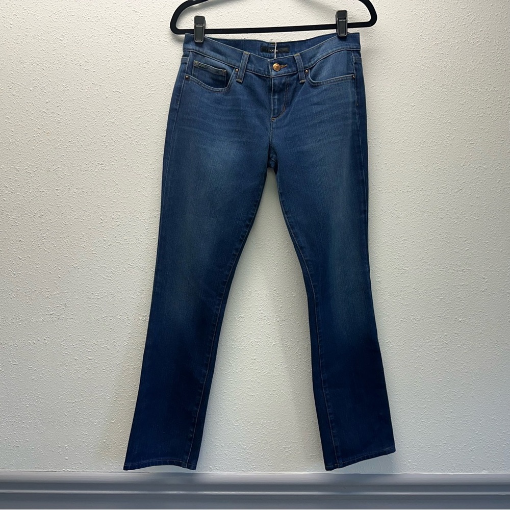Joe's Cigarette Jeans Women's Straight Leg in Deep Blue - Picture 2 of 11